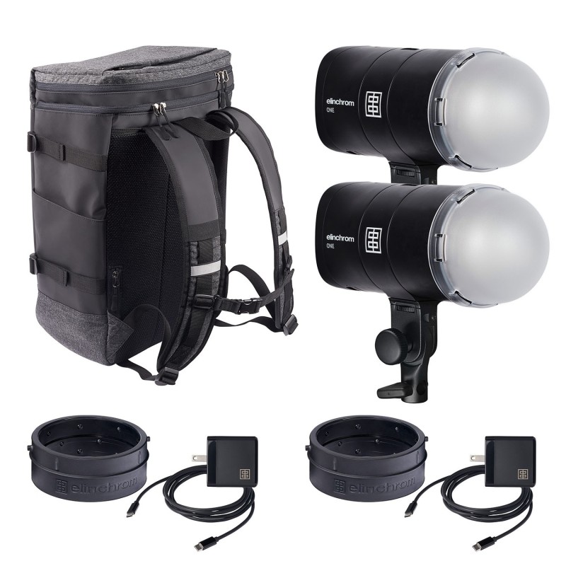FLASH PORTÁTIL OFF CAMERA ONE KIT DOS UNIDADES ELINCHROM - EL20931.2