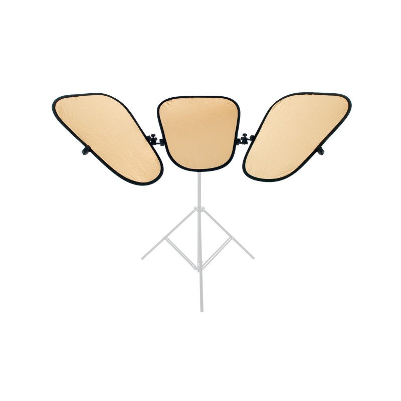 TRIFLECTOR MKII MARCO CON PANELES BLANCO / DORADO MANFROTTO - LLLR2905