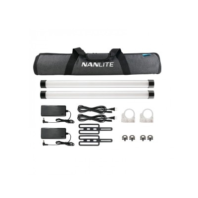 PAVOTUBE II 15X CON BATERÍA KIT 2 UNIDADES NANLITE- NA1520212KIT