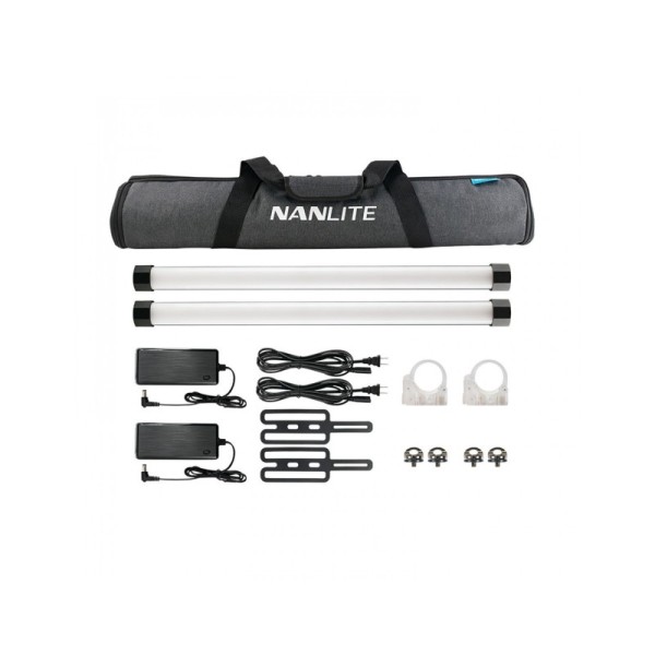 PAVOTUBE II 15X CON BATERÍA KIT 2 UNIDADES NANLITE- NA1520212KIT