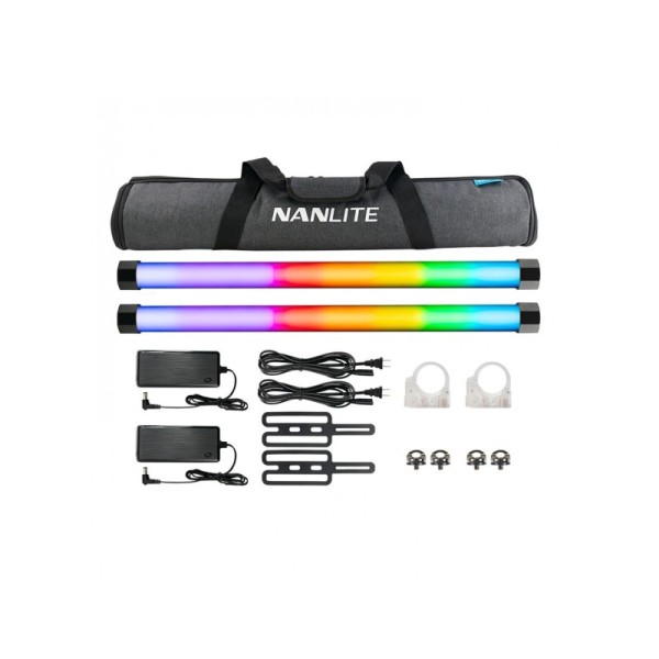 PAVOTUBE II 30X CON BATERIA KIT 2 UNIDADES NANLITE- NA1520202KIT