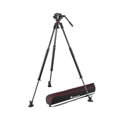 TRÍPODE PARA VIDEO DE CARBONO CON RÓTULA FLUIDA MVK504XSNGFC MANFROTTO- MFMVK504XSNGFC