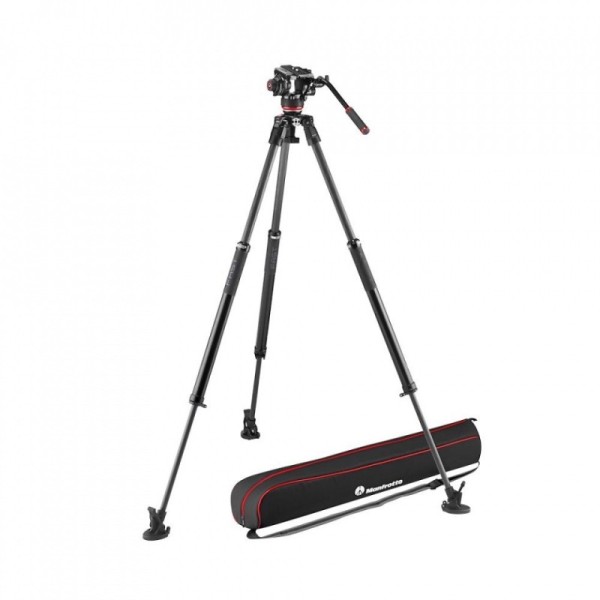 TRÍPODE PARA VIDEO DE CARBONO CON RÓTULA FLUIDA MVK504XSNGFC MANFROTTO- MFMVK504XSNGFC