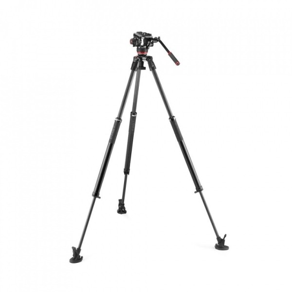 TRÍPODE PARA VIDEO DE CARBONO CON RÓTULA FLUIDA MVK504XSNGFC MANFROTTO- MFMVK504XSNGFC