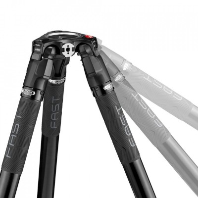 TRÍPODE PARA VIDEO DE CARBONO CON RÓTULA FLUIDA MVK504XSNGFC MANFROTTO- MFMVK504XSNGFC