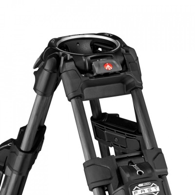 TRÍPODE 645 FAST TWIN PATA DOBLE CON SEMIESFERA 2 EN 1 EN CARBONO MANFROTTO- MFMVTTWINFC