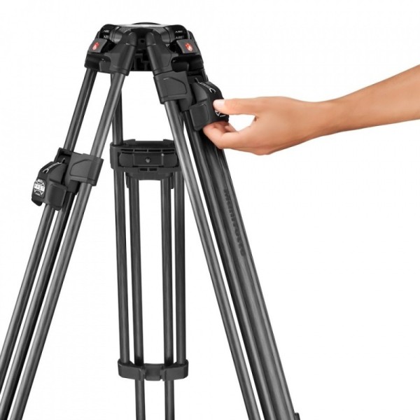 TRÍPODE 645 FAST TWIN PATA DOBLE CON SEMIESFERA 2 EN 1 EN CARBONO MANFROTTO- MFMVTTWINFC