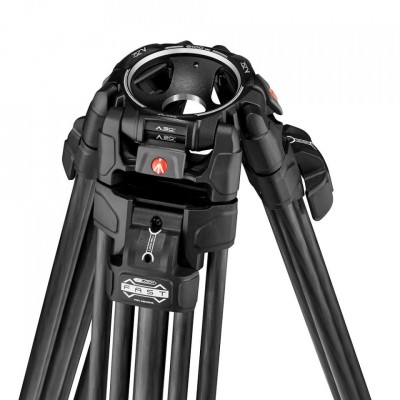 TRÍPODE 645 FAST TWIN PATA DOBLE CON SEMIESFERA 2 EN 1 EN CARBONO MANFROTTO- MFMVTTWINFC