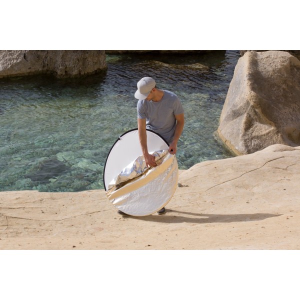 REFLECTOR BOTTLETOP 5:1 95 CM TRASLÚCIDO/ SUNFIRE/ PLATA/ ORO/ BLANCO MANFROTTO - LLLR3896