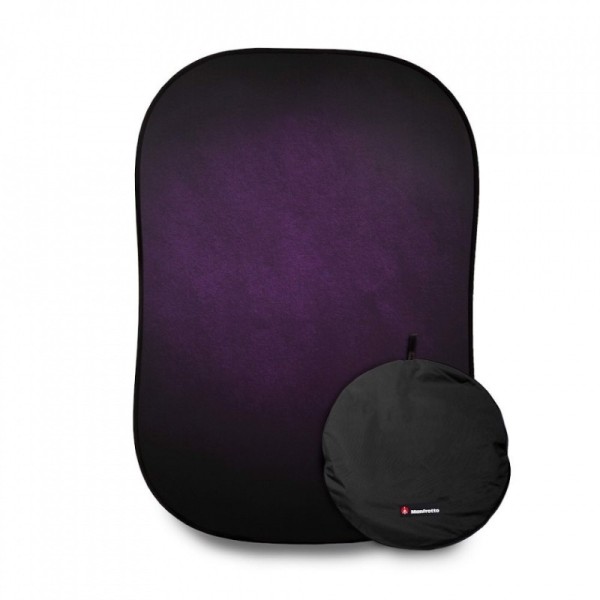 FONDO PLEGABLE DOBLE CARA SERIE VINTAGE AUBERGINE/ CRIMSON 1.5 X 2.1 M MANFROTTO - LLLB5722