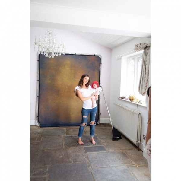 CUBIERTA DE TELA PARA EZYFRAME VINTAGE 2 X 2.3 M TABACO MANFROTTO- LLLB7927