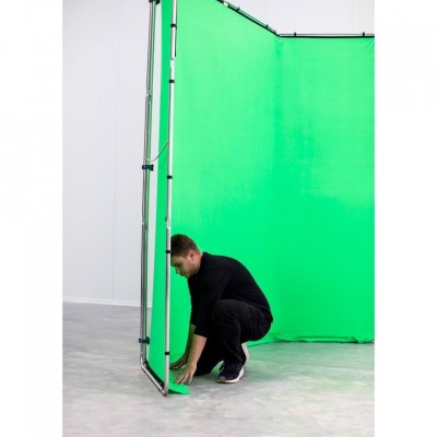 FONDO CHROMA KEY FX 4x2,9 M VERDE KIT DE MONTAJE MANFROTTO- MFMLBG4301KG