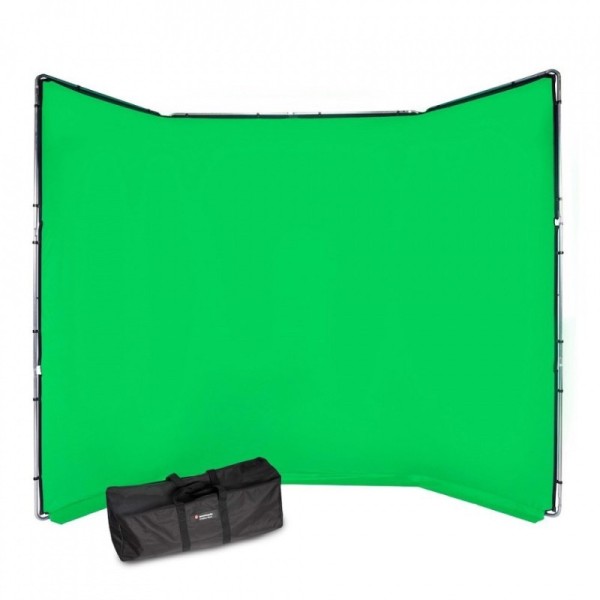 FONDO CHROMA KEY FX 4x2,9 M VERDE KIT DE MONTAJE MANFROTTO- MFMLBG4301KG