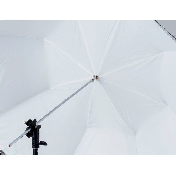 PARAGUAS DUAL BLANCO/PLATA /NEGRO 85CM. MANFROTTO - LLLU3223F