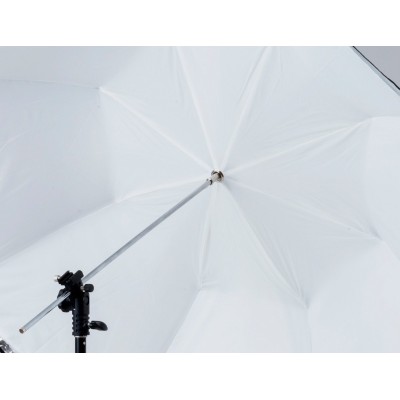 PARAGUAS BLANCO/PLATA /NEGRO 100 CM. MANFROTTO - LLLU4523F