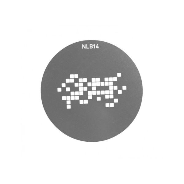 GOBOS JUEGO DE 10 SET 1 PARA ACCESORIO DE PROYECCIÓN BM NANLITE- NAASGBBMSET1