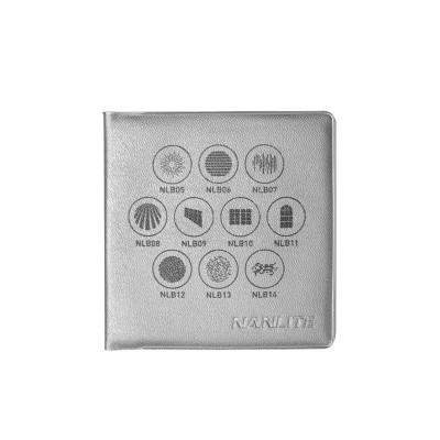 GOBOS JUEGO DE 10 SET 1 PARA ACCESORIO DE PROYECCIÓN BM NANLITE- NAASGBBMSET1