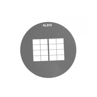 GOBOS JUEGO DE 10 SET 1 PARA ACCESORIO DE PROYECCIÓN BM NANLITE- NAASGBBMSET1