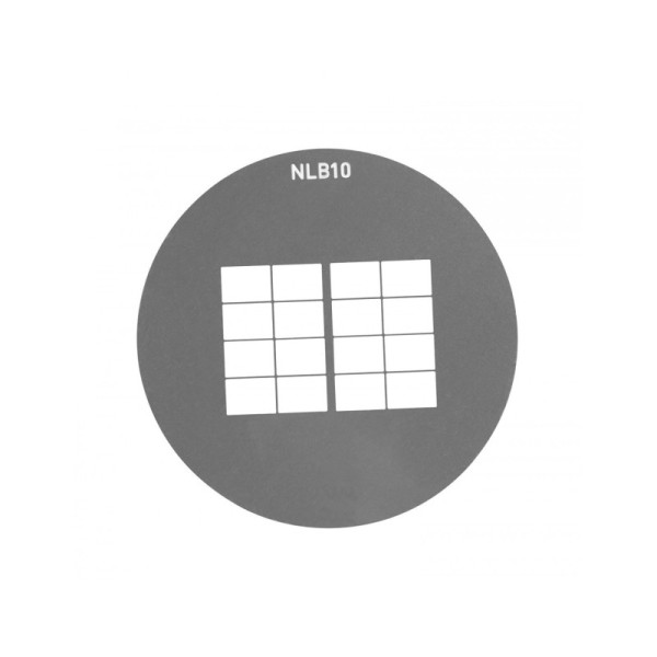 GOBOS JUEGO DE 10 SET 1 PARA ACCESORIO DE PROYECCIÓN BM NANLITE- NAASGBBMSET1