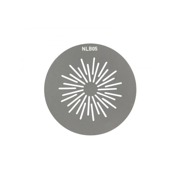 GOBOS JUEGO DE 10 SET 1 PARA ACCESORIO DE PROYECCIÓN BM NANLITE- NAASGBBMSET1