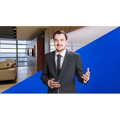 CUBIERTA DE TELA PARA FONDO PANORÁMICO 4 M. CHROMA KEY AZUL MANFROTTO - LLLB7963