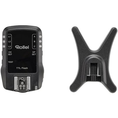 TRANSMISOR Y RECEPTOR SET DE FLASH POR RADIO PROFESIONAL TRIGGER DUAL CANON/ NIKON ROLLEI- P28002