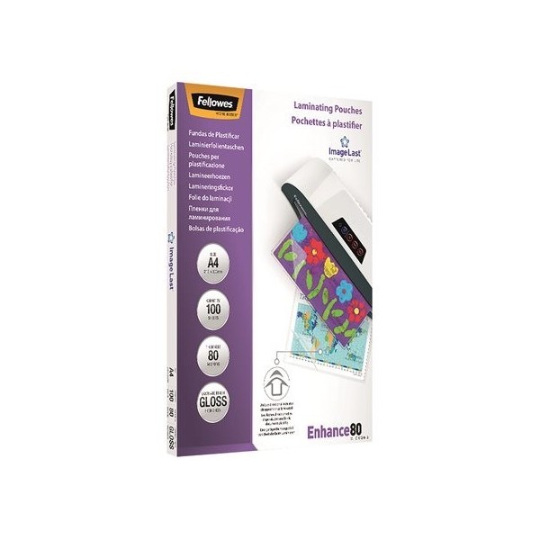 FUNDA LAMINADO MATE A3-100 UNDS. FELLOWES- FLMATE A3