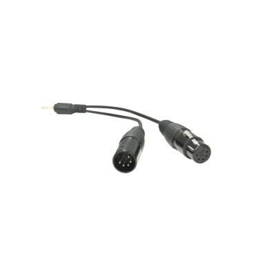 CABLE ADAPTADOR DMX PARA FORZA 150 CON CONECTOR 3.5 MM. NANLITE - NACBDMX35C1/2