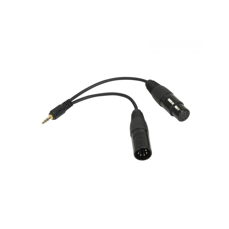 CABLE ADAPTADOR DMX PARA FORZA 150 CON CONECTOR 3.5 MM. NANLITE - NACBDMX35C1/2