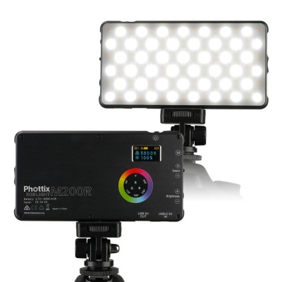 ANTORCHA LED MOBILE M200R RGB LIGHT PHOTTIX - P81419