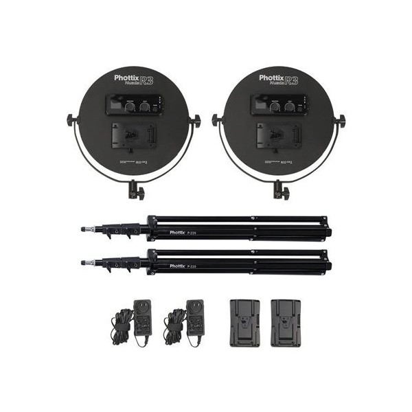 PANEL LED NUADA R3 II KIT 2 UNIDADES PHOTTIX -P81428