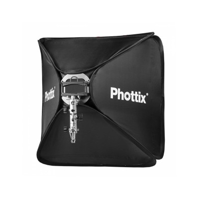 VENTANA DIFUSORA SOFTBOX 60 X 60 CM CON RÓTULA FLASH CERVERUS PHOTTIX - P82524