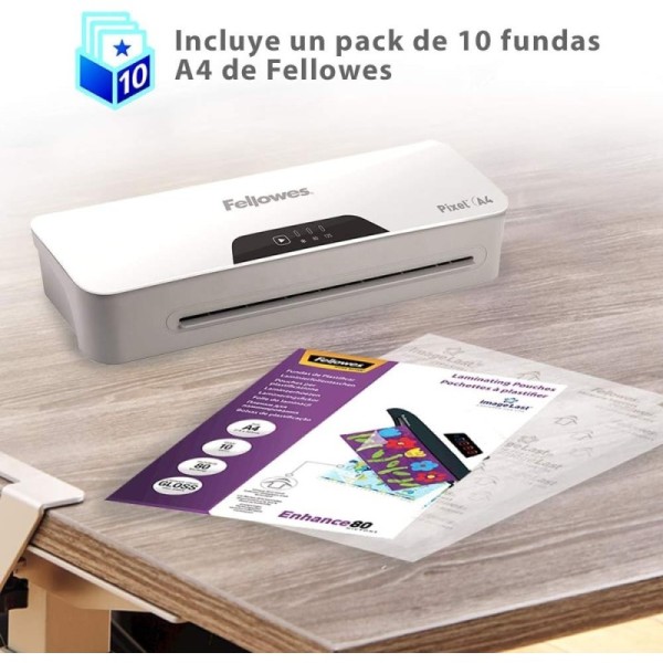 LAMINADORA FELLOWES AUTOMATICA PIXEL - A4