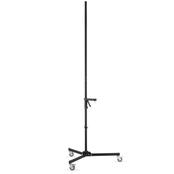 PIE DE ESTUDIO TIPO COLUMNA NEGRO CON RUEDAS MANFROTTO - MF231B