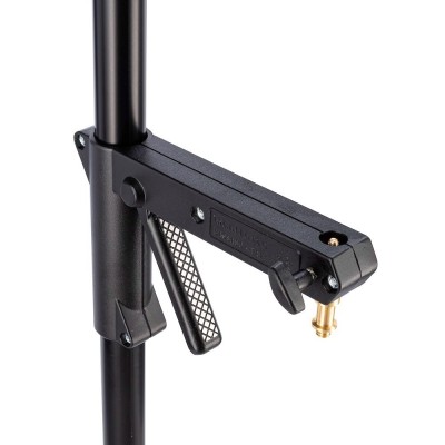 PIE DE ESTUDIO TIPO COLUMNA NEGRO CON RUEDAS MANFROTTO - MF231B