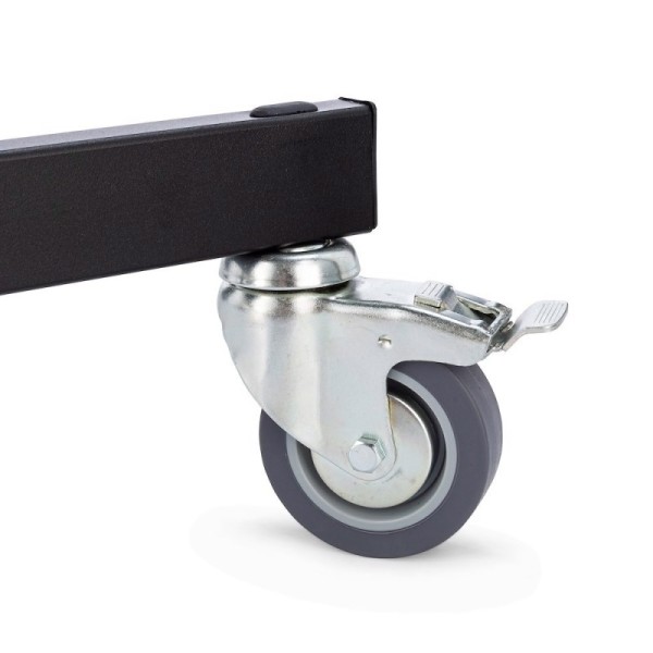 PIE DE ESTUDIO TIPO COLUMNA NEGRO CON RUEDAS MANFROTTO - MF231B