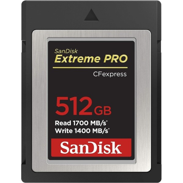SANDISK TARJETA CFEXPRESS EXTREME PRO 1700MB/S 512GB