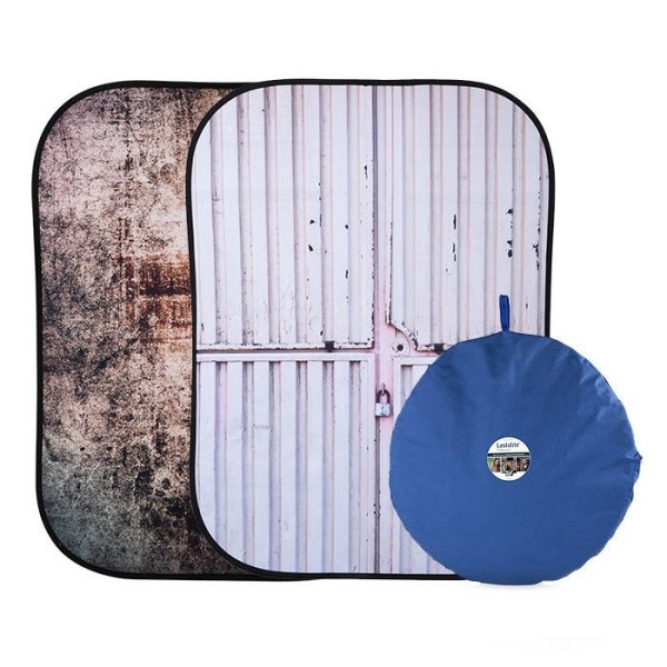 FONDO PLEGABLE DOBLE CARA METAL TEXTURA ÓXIDO / CONTAINER 1,5 X 2,1M MANFROTTO - LLLB5718