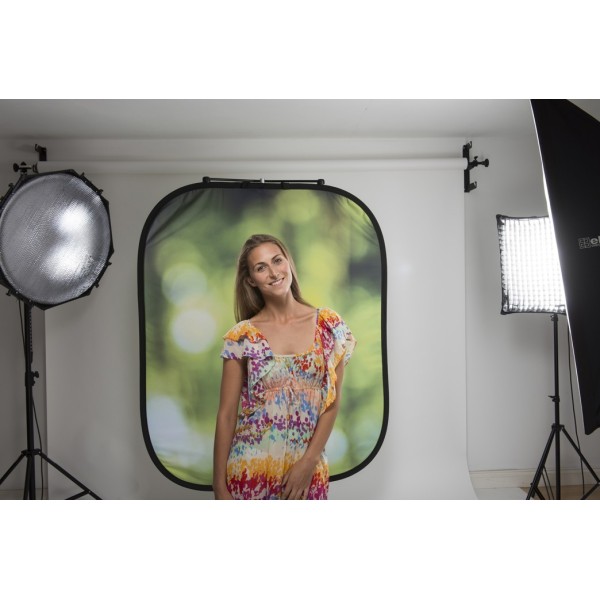 FONDO PLEGABLE DOBLE CARA SERIE OUT OF FOCUS HOJAS DE VERANO/ LUCES DE CIUDAD 1,2 X 1,5M MANFROTTO - LLLB5730