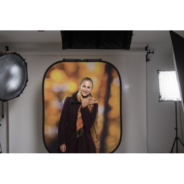 FONDO PLEGABLE DOBLE CARA HOJAS DE OTOÑO/ PAISAJE MARINO 1,5 X 1,20 M MANFROTTO - LLLB5731