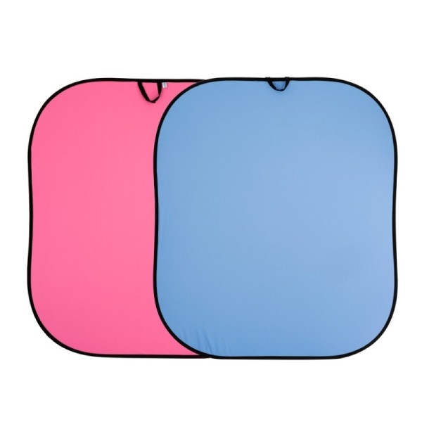 FONDO PLEGABLE LISO DOBLE CARA 1.8 X 2.1 AZUL/ ROSA MANFROTTO - LLLB6751