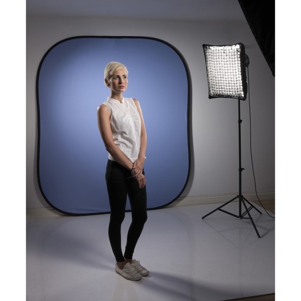 FONDO PLEGABLE LISO DOBLE CARA 1.8 X 2.1 AZUL/ ROSA MANFROTTO - LLLB6751