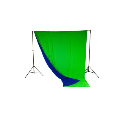 FONDO CORTINA TELA REVERSIBLE CHROMA KEY AZUL/ VERDE 3 X 3.5 M MANFROTTO- LLLC5787