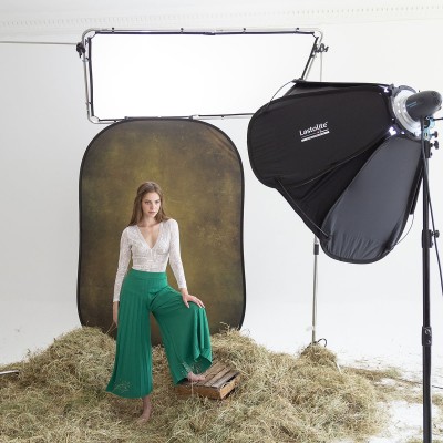 FONDO PLEGABLE DOBLE CARA TOBACCO/ OLIVE 1.5 X 2.1 M MANFROTTO - LLLB5705