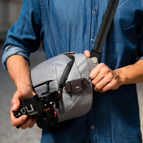 CLIP CAPTURE CAMERA V3 NEGRO CON ZAPATA STANDARD PEAK DESIGN - CPBK3