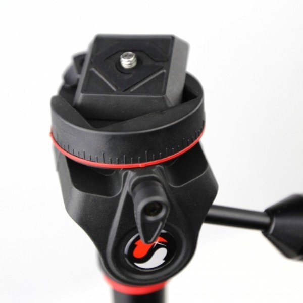 TRIPODE DE ALUMINIO TSA203P KIT CON CABEZAL Y MANGO STARBLITZ - TSA203P