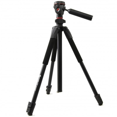 TRIPODE DE ALUMINIO TSA203P KIT CON CABEZAL Y MANGO STARBLITZ - TSA203P