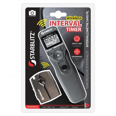 INTERVALÓMETRO SIN CABLE (NIKON, CANON, SONY, PANASONIC, OLYMPUS) STARBLITZ - RCFREQUENCIA2