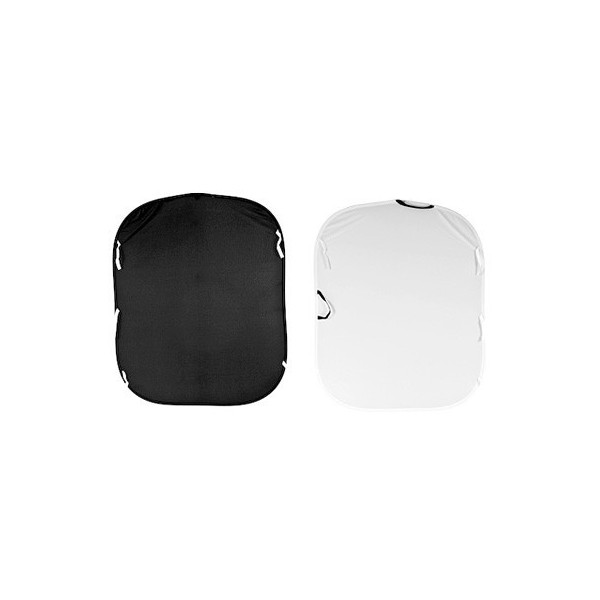 FONDO PLEGABLE LISO DOBLE CARA 1.8 X 2.15 M BLANCO/ NEGRO  MANFROTTO - LLLB5921