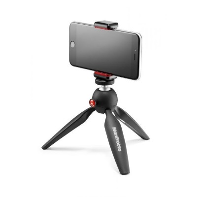 MINI TRÍPODE PIXI SMART PARA SMARTPHONE - NEGRO- MANFROTTO - MFMKPIXICLAMP-B